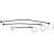 Комплект тросов ст-ка Seat Cordoba 1/Seat Ibiza 2 1993-2002 ОЕМ: B10477PI (перед. прав.) 770409