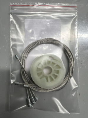 Ремкомплект ст-ка (трос+ролик) Kia Ceed JD 2 покол. 2012- ОЕМ: 82471A2000 (перед. лев.) 777401