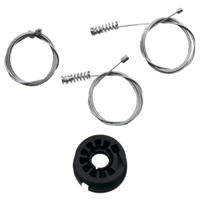 Ремкомплект стеклоподъемника (трос+ролик) Volkswagen Golf 6/Jetta 6 (перед. прав.) 777008