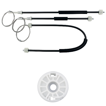 Ремкомплект стеклоподъемника (трос+ролик) Chevrolet Cruze (перед. лев.) 777347