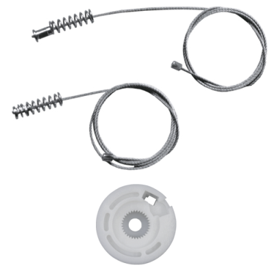 Ремкомплект стеклоподъемника (трос+ролик) Fiat Punto 1/Punto 2 (перед. прав.) 777345