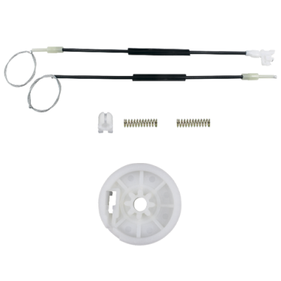 Ремкомплект стеклоподъемника (трос+ролик) Renault Megane 1 (перед. лев.) 777118