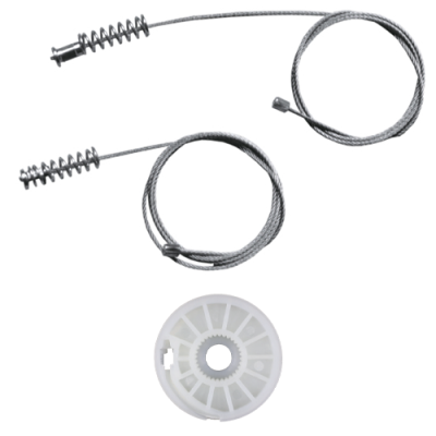 Ремкомплект стеклоподъемника (трос+ролик) Mercedes Benz CLK-Klasse W209 (зад. лев.) 777181