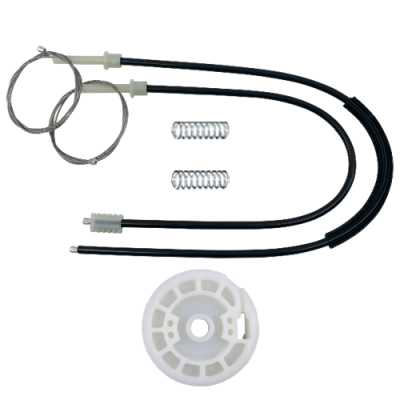 Ремкомплект стеклоподъемника (трос+ролик) Peugeot 106 (перед. лев.) 777211