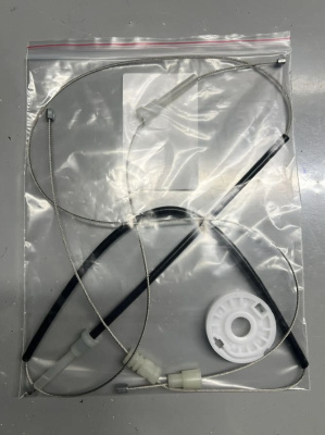 Ремкомплект стеклоподъёмника (трос+ролик) Peugeot 607 2000-2010 (зад. лев./прав.) 777307