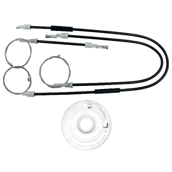 Ремкомплект стеклоподъемника (трос+ролик) Land Rover Freelander 3 doors (перед. лев.) 777136