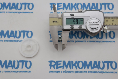 Обводной ролик стеклоподъёмника с клепкой 771334
