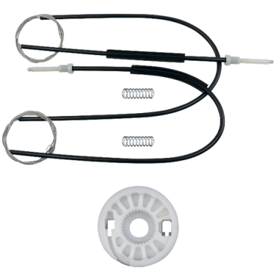 Ремкомплект стеклоподъемника (трос+ролик) BMW 3-series E46 (перед. лев.) 777122