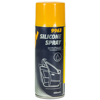 MANNOL 9963 Silicone Spray (Силиконовая водоотталкивающая смазка) 450мл