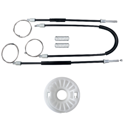 Ремкомплект стеклоподъемника (трос+ролик) Skoda Fabia (перед. лев./прав.) 777062