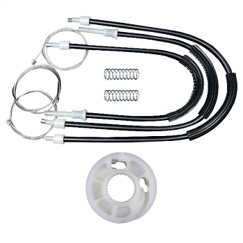 Ремкомплект стеклоподъемника (трос+ролик) Volkswagen Polo 5 (перед. прав.) 777025