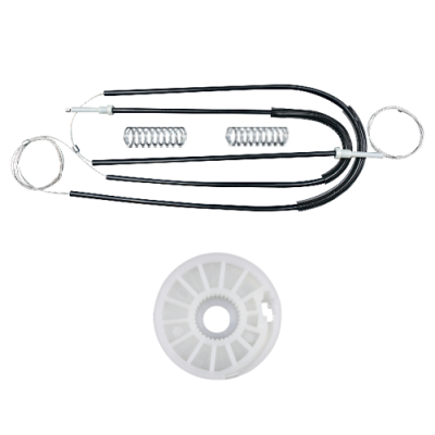 Ремкомплект стеклоподъемника (трос+ролик) Audi A6 C6 (перед. прав.) 777241