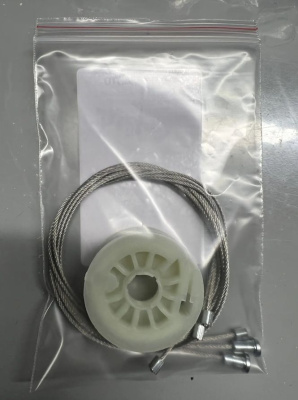 Ремкомплект ст-ка (трос+ролик) Kia Ceed JD 2 покол. 2012- ОЕМ: 82471A2000 (перед. прав.) 777402