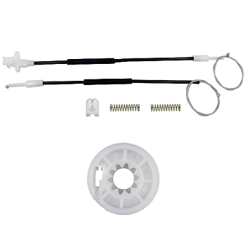 Ремкомплект стеклоподъемника (трос+ролик) Renault Megane 1 (зад. лев.) 777096