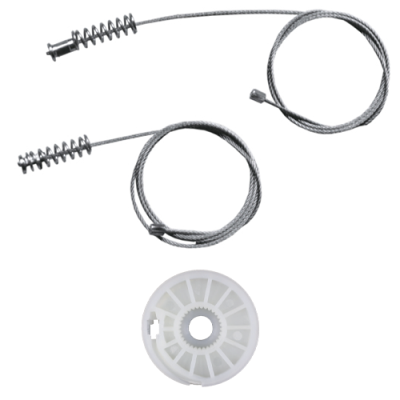 Ремкомплект стеклоподъемника (трос+ролик) BMW X5 E53 (зад. лев./прав.) 777131