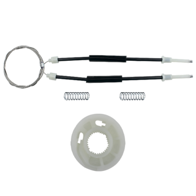 Ремкомплект стеклоподъемника (трос+ролик) BMW X3 E83 (зад. лев.) 777129