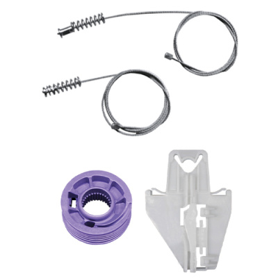 Ремкомплект стеклоподъемника Volkswagen Polo 4 (зад. лев.) 770124