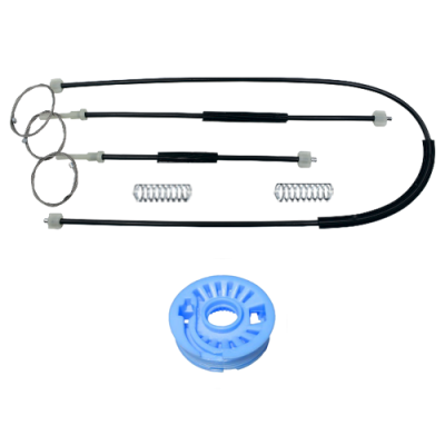 Ремкомплект стеклоподъемника (трос+ролик) Peugeot 307CC (перед. лев./прав.) 777302