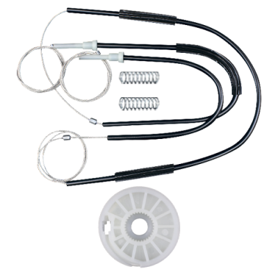 Ремкомплект стеклоподъемника (трос+ролик) Audi A4 B8 (перед. лев.) 777230