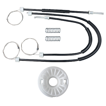 Ремкомплект стеклоподъемника (трос+ролик) Volkswagen Touran (перед. лев./прав.) 777029