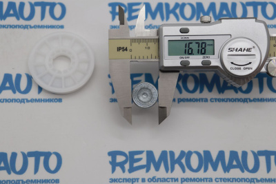 Обводной ролик стеклоподъёмника с клёпкой (Ø 43, Ø 12,5) 770877