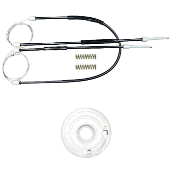 Ремкомплект стеклоподъемника (трос+ролик) Volkswagen Polo 3 (перед. прав.) 777018