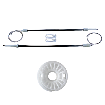 Ремкомплект стеклоподъемника (трос+ролик) Peugeot 406 (перед. лев./прав.) 777308