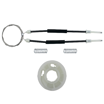 Ремкомплект стеклоподъемника (трос+ролик) BMW X3 E83 (зад. лев.) 777129