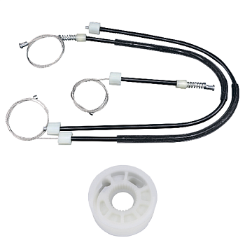 Ремкомплект стеклоподъемника (трос+ролик) Volkswagen Golf 6/Jetta 6 2008-2012 (перед. лев.) 777245