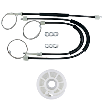 Ремкомплект стеклоподъемника (трос+ролик) Opel Astra J (перед. лев.) 777286