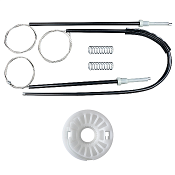 Ремкомплект стеклоподъемника(трос+ролик) VW Touareg 1/Porsche Cayenne 2002-2010(зад лев/прав) 777044