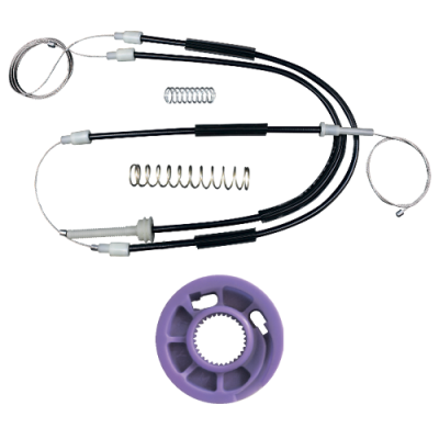 Ремкомплект ст-ка (трос+ролик) Audi A3 2 покол. 2003-2013 (8P) (перед. прав.) 777051