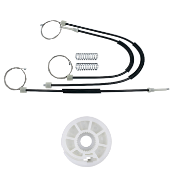 Ремкомплект стеклоподъемника (трос+ролик) Renault Laguna 3 (перед. прав.) 777270