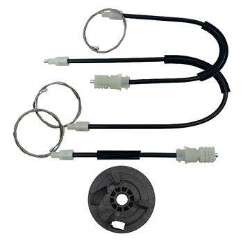 Ремкомплект стеклоподъемника (трос+ролик) Nissan Qashqai/Dualis (перед. лев.) 777220