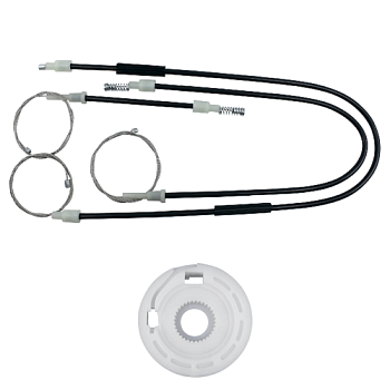 Ремкомплект стеклоподъёмника (трос+ролик) Land Rover Freelander (перед. прав.) 777233