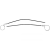 Комплект тросов стеклоподъёмника Renault Clio 2 Coupe 1998-2008 (перед. лев./прав.) 770438