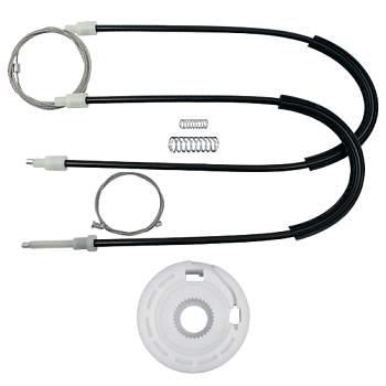 Ремкомплект стеклоподъемника (трос+ролик) Jaguar X-Type (перед. лев.) 777140