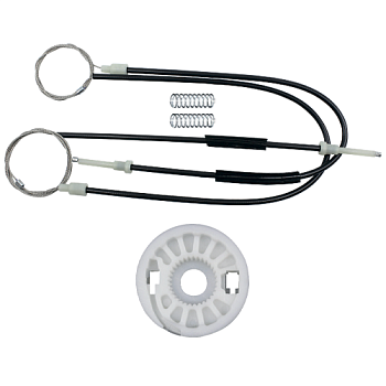 Ремкомплект стеклоподъемника (трос+ролик) BMW 3-series E46 (перед. лев.) 777123