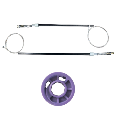 Ремкомплект стеклоподъемника (трос+ролик) Audi A3 (зад. лев.) 777057