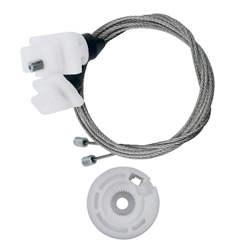 Ремкомплект стеклоподъемника (трос+ролик) Fiat Punto 1/Punto 2 (перед. прав.) 777346