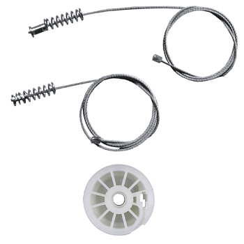 Ремкомплект стеклоподъемника (трос+ролик) Fiat Bravo (зад. прав.) 777338