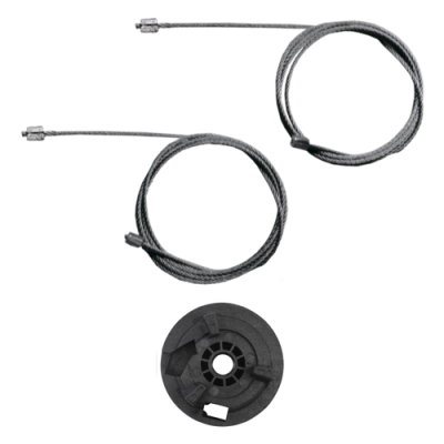 Ремкомплект стеклоподъемника (трос+ролик) Renault Scenic 2/Grand Scenic (перед. лев.) 777108