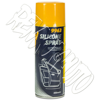 MANNOL 9963 Silicone Spray (Силиконовая водоотталкивающая смазка) 450мл