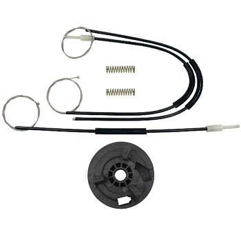 Ремкомплект стеклоподъемника (трос+ролик) Renault Megane 2 (перед. прав.) 777099