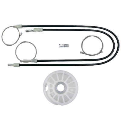 Ремкомплект ст-ка (трос+ролик) Ford Galaxy/Seat Alhambra/VW Sharan 1995-2010 (зад. лев.) 777363