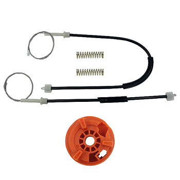 Ремкомплект стеклоподъемника (трос+ролик) Peugeot 307CC (зад. лев.) 777303