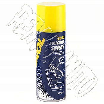 MANNOL 9953 Silicone Spray (Силиконовая водоотталкивающая смазка) 200мл