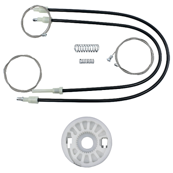 Ремкомплект стеклоподъемника (трос+ролик) BMW 1-series E87/3-series E90/E91 (перед. лев.) 777234