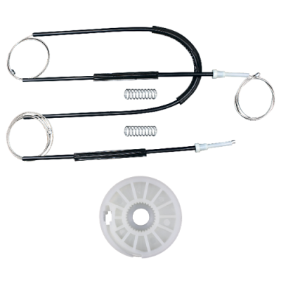 Ремкомплект стеклоподъемника (трос+ролик) Audi Q5 (перед. лев.) 777047