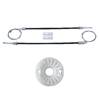 Ремкомплект стеклоподъёмника (трос+ролик) Peugeot 406 1995-2005 (перед. лев./прав.) 777308